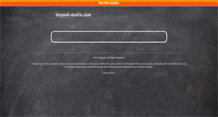 Desktop Screenshot of beyond-media.com